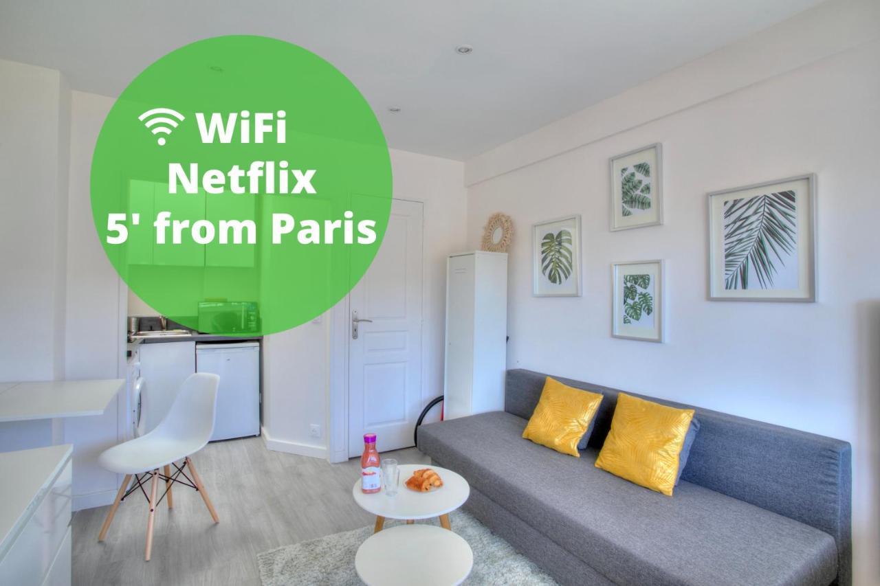 Le Tropi-Cosy - Studio Aux Portes De Paris Lägenhet Gentilly Exteriör bild